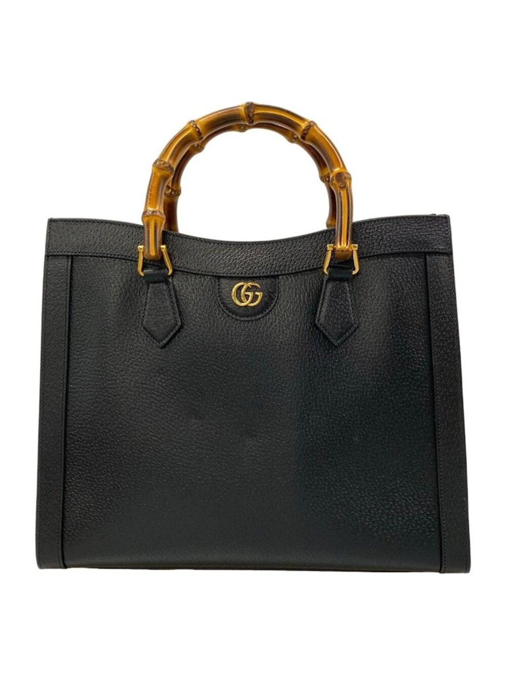 Gucci Handbag Diana Black Leather